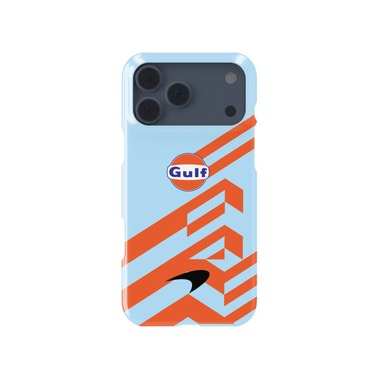 McLaren MCL35M Gulf Monaco GP Livery Formula 1 racing iPhone case view 1