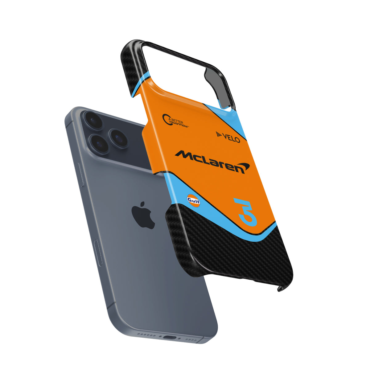 McLaren MCL36 Ricciardo DR03 Formula 1 racing iPhone case view 3