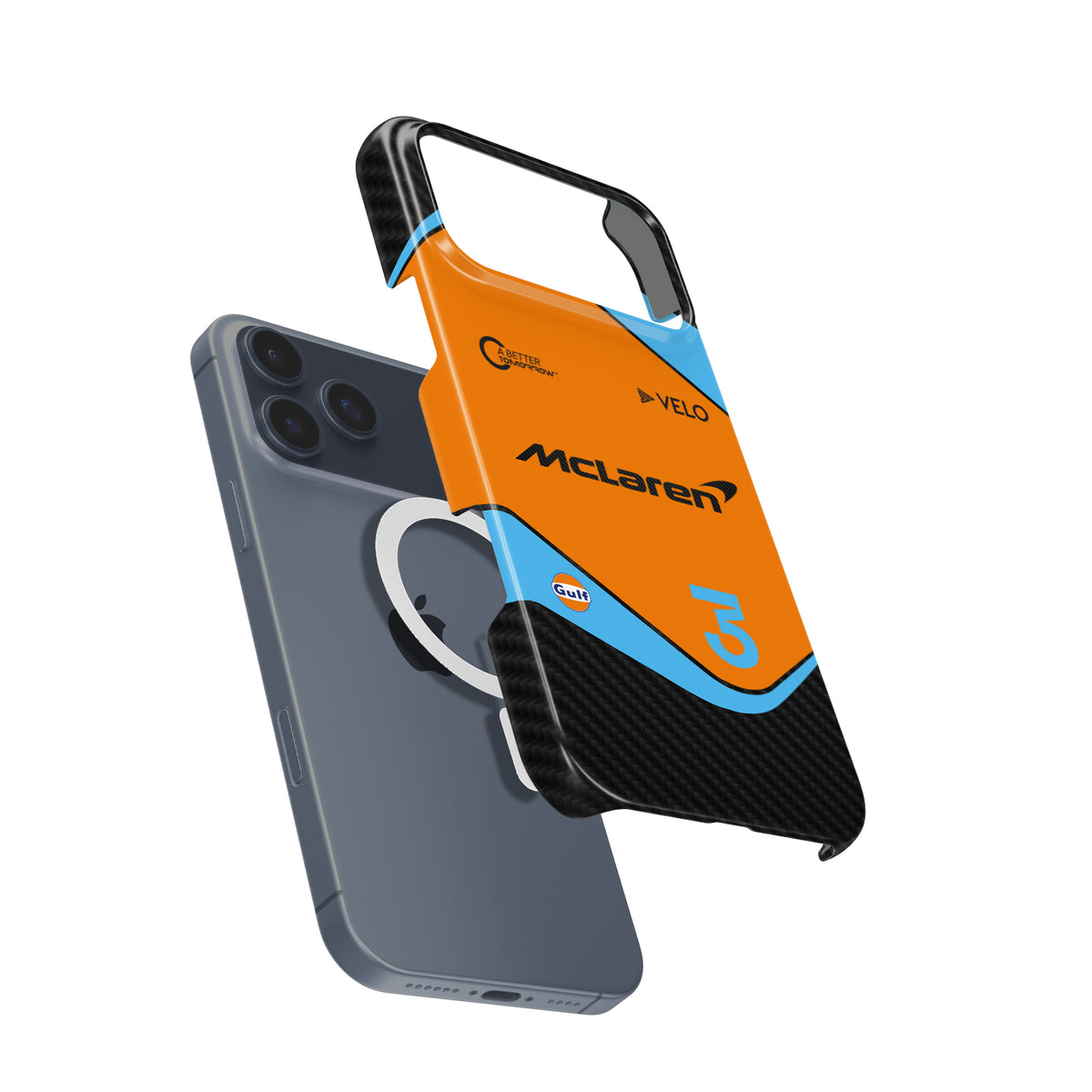 McLaren MCL36 Ricciardo DR03 Formula 1 racing iPhone case view 4