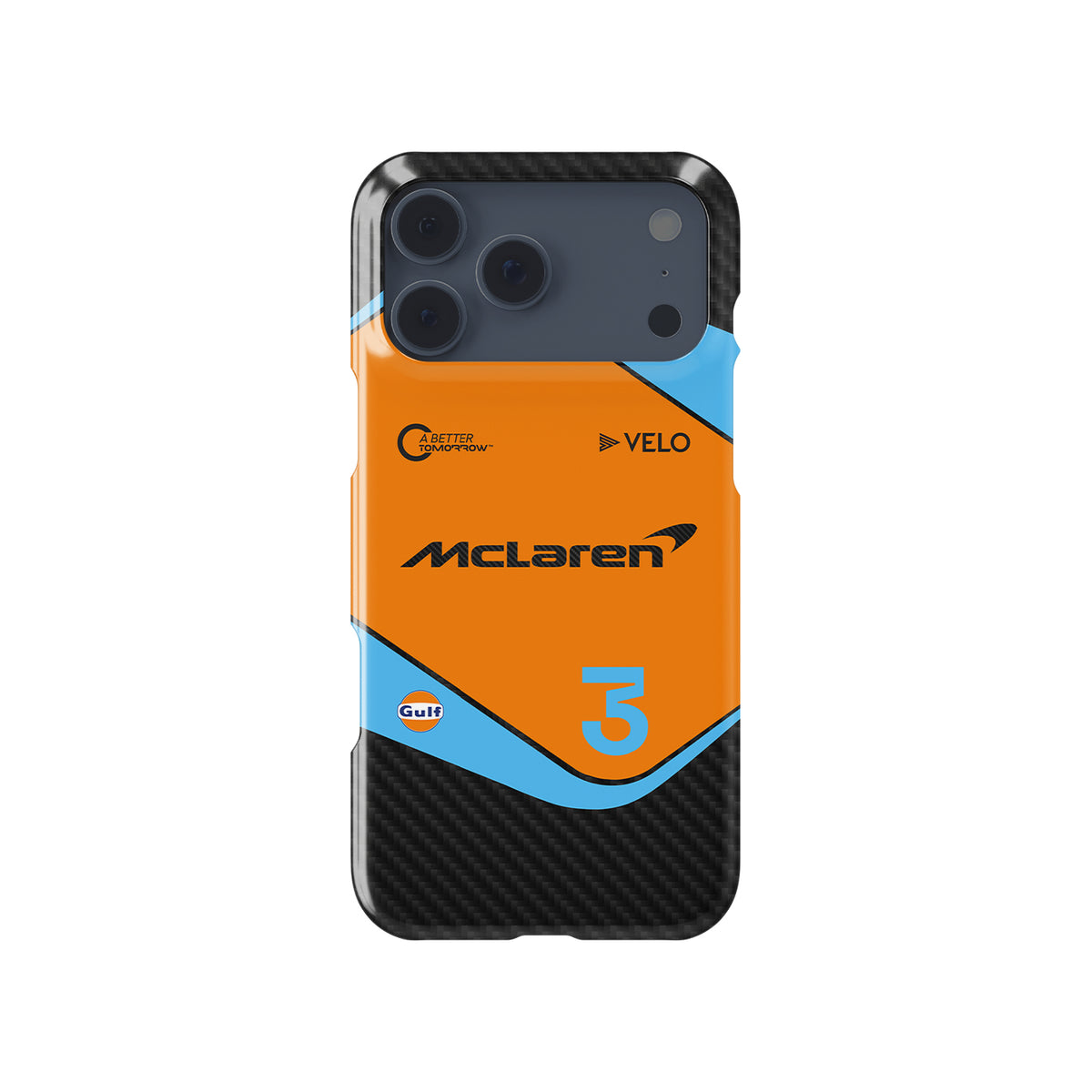 McLaren MCL36 Ricciardo DR03 Formula 1 racing iPhone case view 1