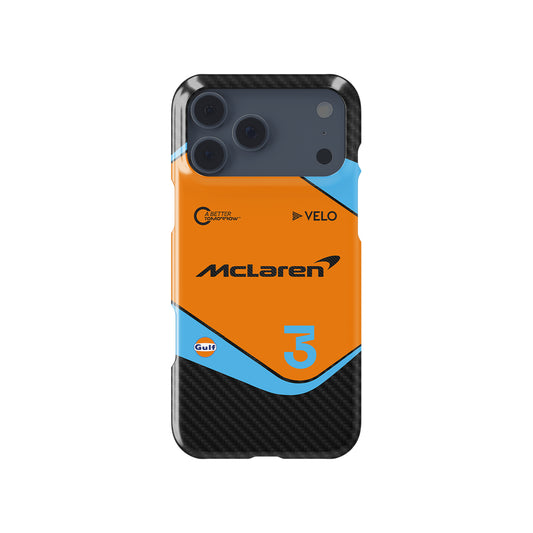 McLaren MCL36 Ricciardo DR03 Formula 1 racing iPhone case view 1