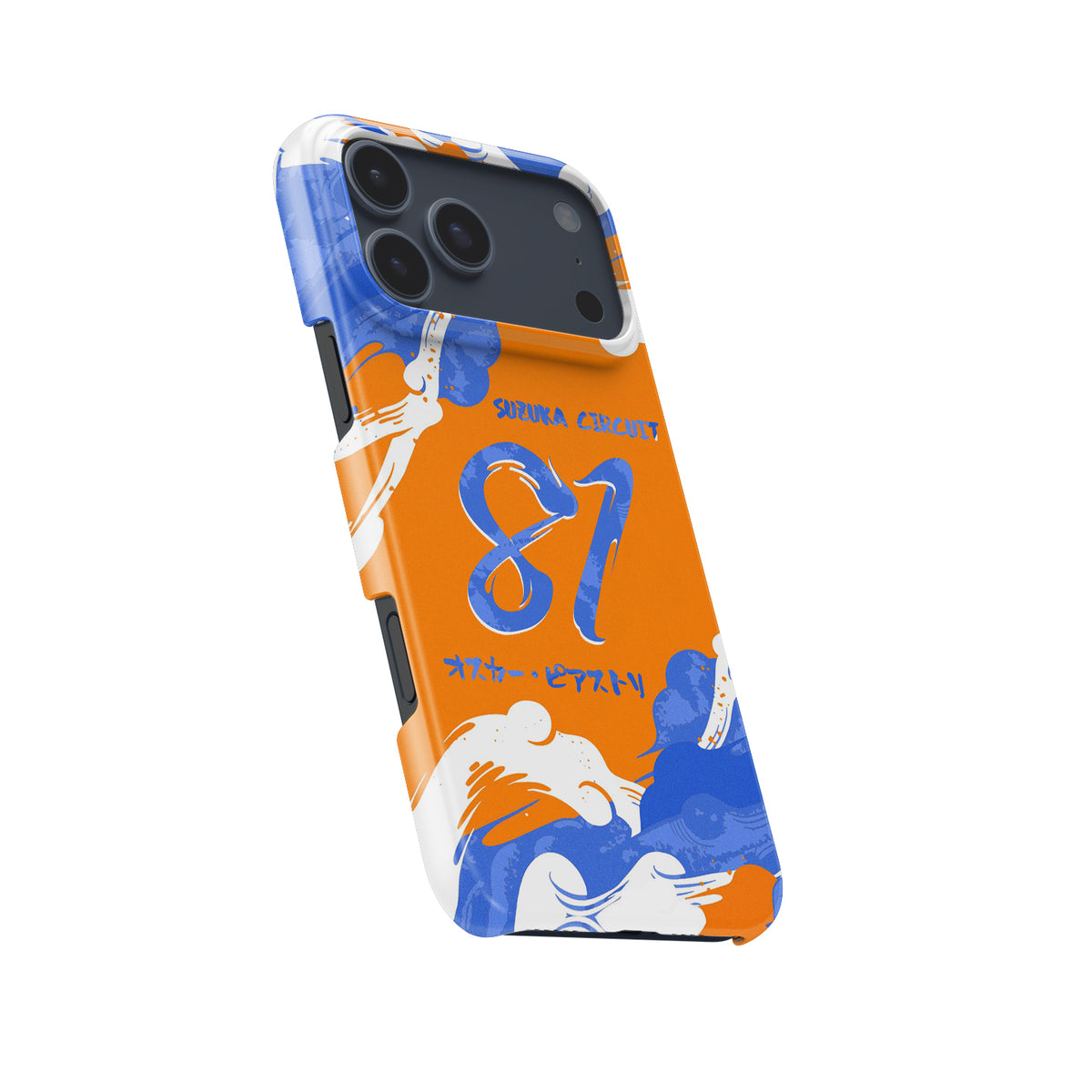 McLaren Japanese GP 2024 Oscar Piastri Formula 1 racing iPhone case view 5