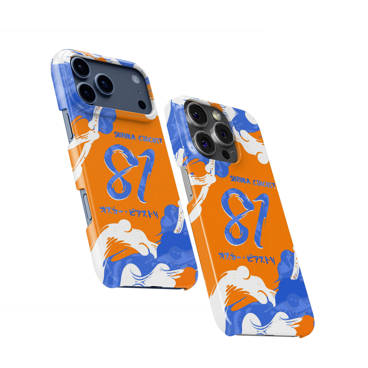 McLaren Japanese GP 2024 Oscar Piastri Formula 1 racing iPhone case view 2