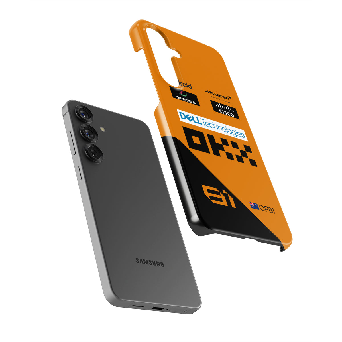 McLaren MCL38 2024 Oscar Piastri Livery Samsung Phone Case