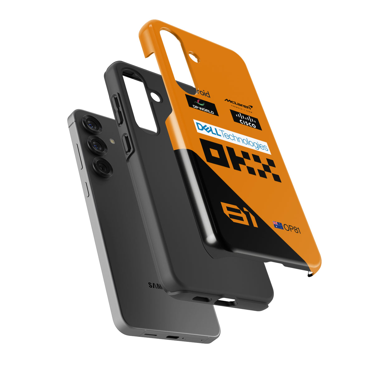 McLaren MCL38 2024 Oscar Piastri Livery Samsung Phone Case