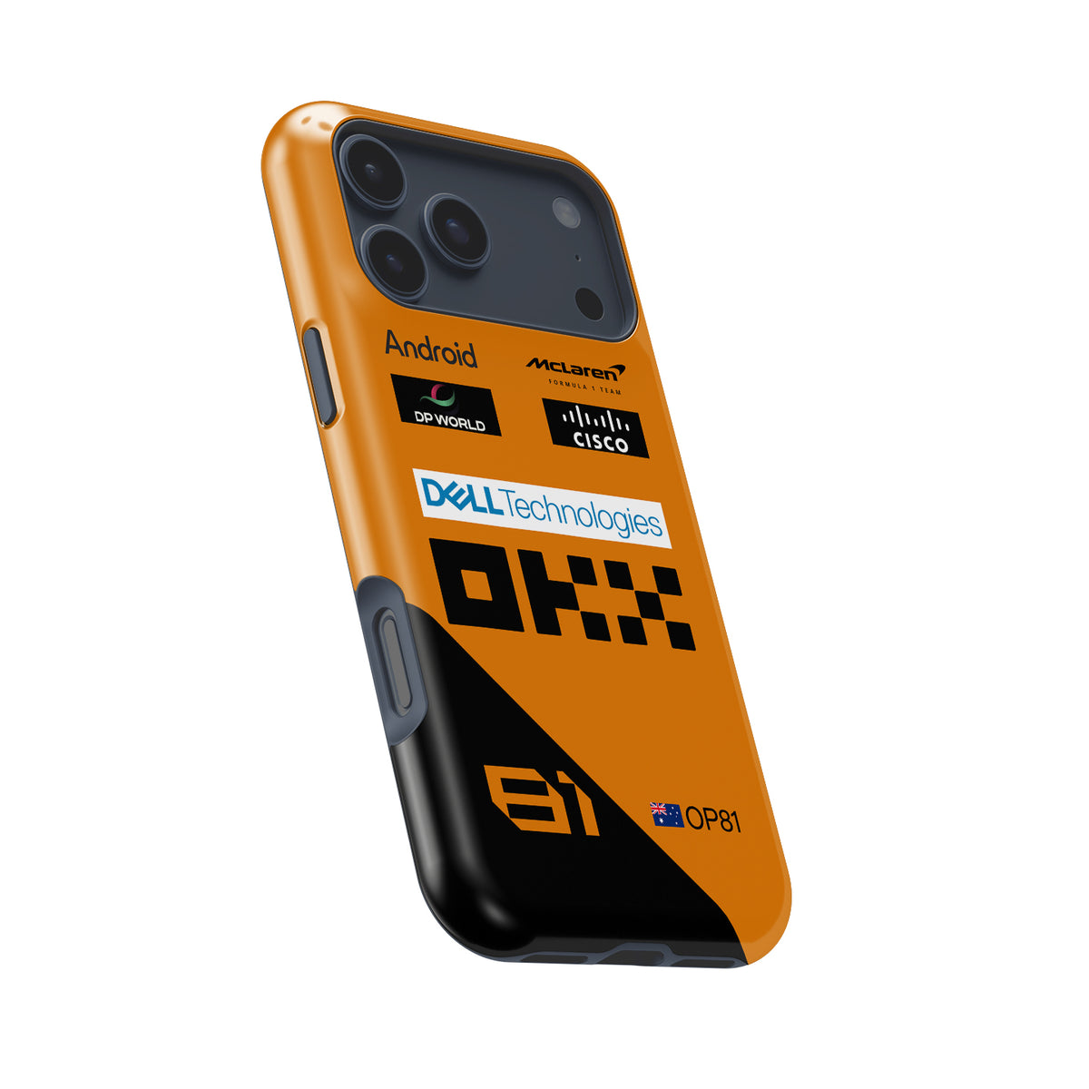 McLaren MCL38 Oscar Piastri 2024 Overall Formula 1 racing iPhone case view 8