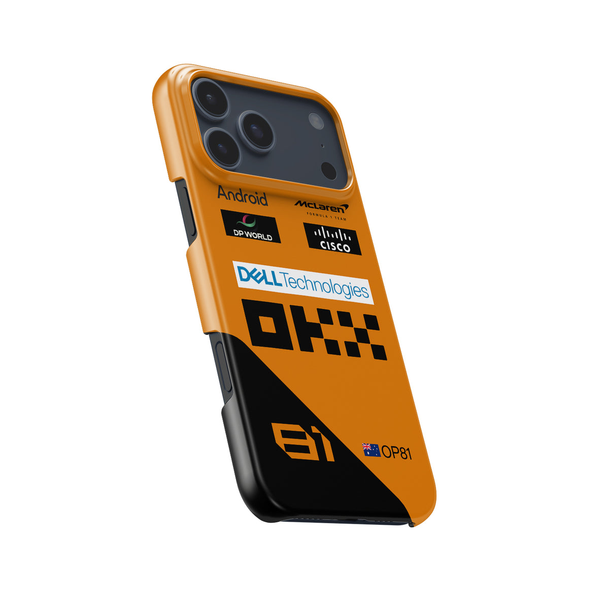 McLaren MCL38 Oscar Piastri 2024 Overall Formula 1 racing iPhone case view 5