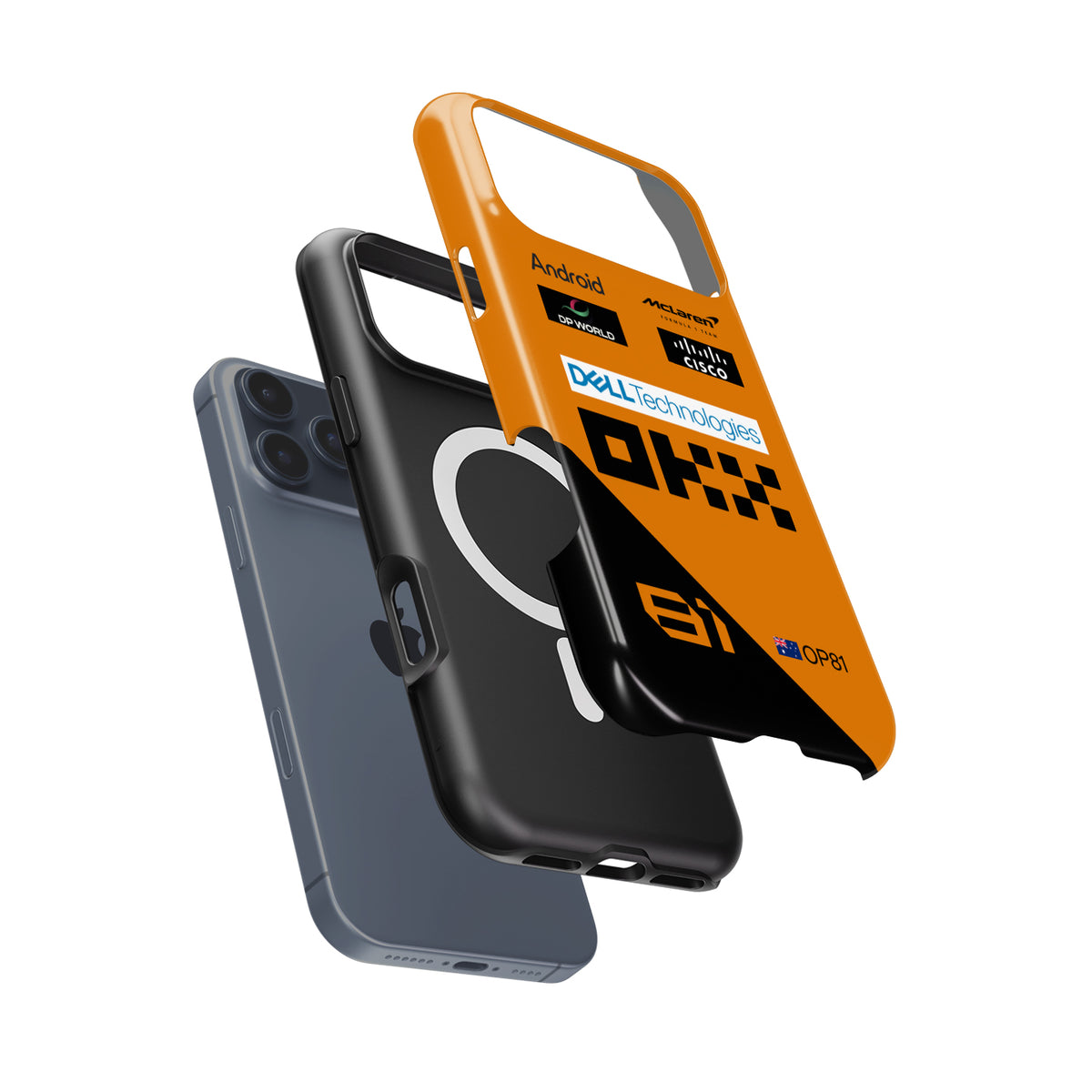 McLaren MCL38 Oscar Piastri 2024 Overall Formula 1 racing iPhone case view 7