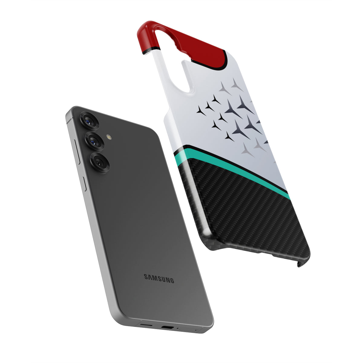 Mercedes W13 Livery Samsung Case - Snap & Tough Variants