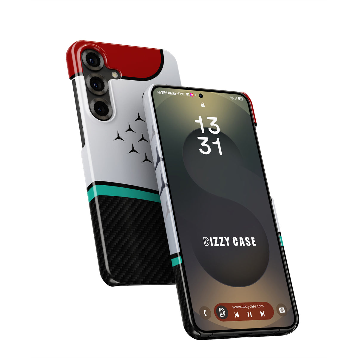 Mercedes W13 Livery Samsung Case - Snap & Tough Variants