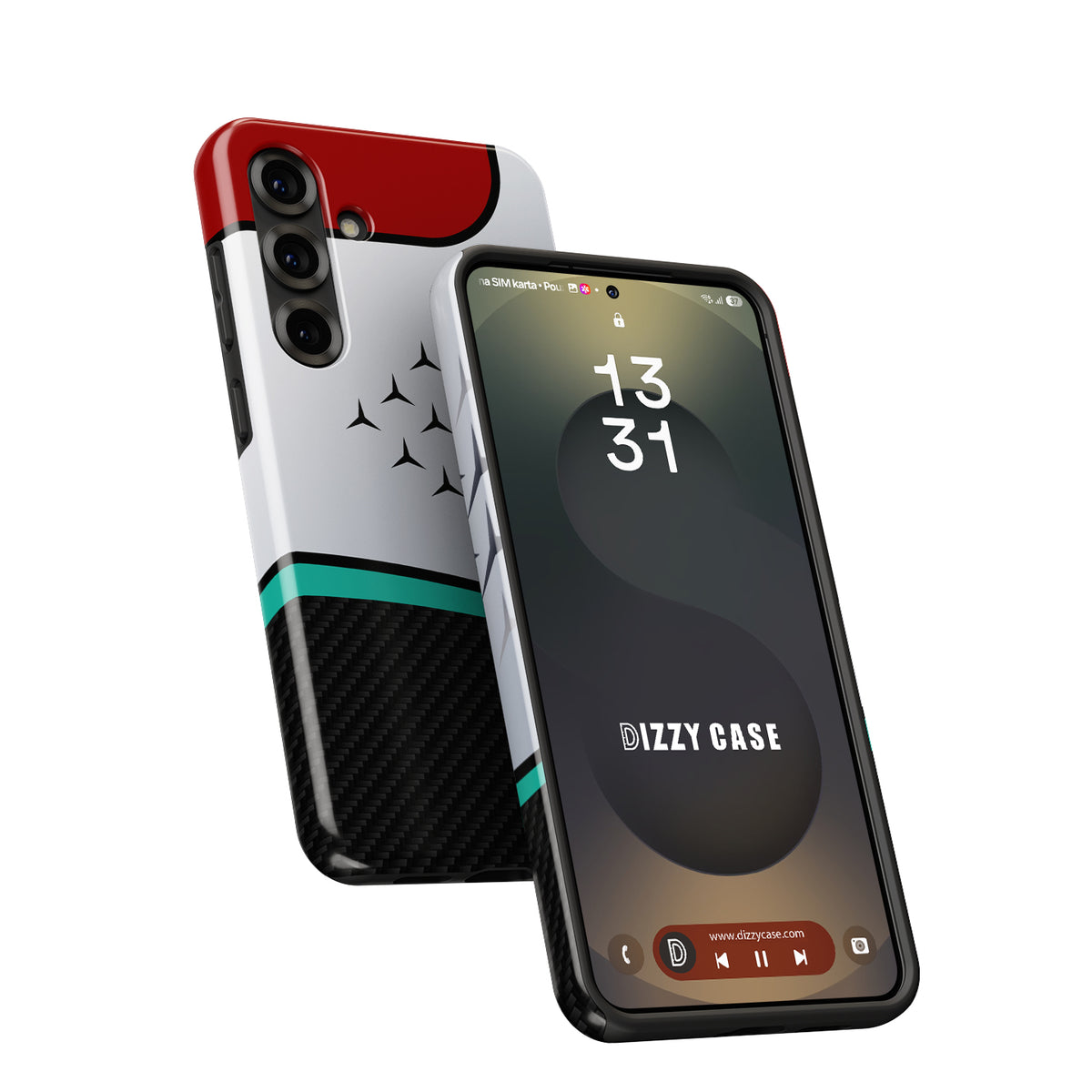 Mercedes W13 Livery Samsung Case - Snap & Tough Variants