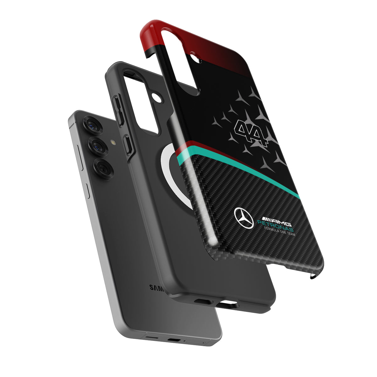 Lewis Hamilton W15 Samsung Case - Mercedes F1 Legacy Design