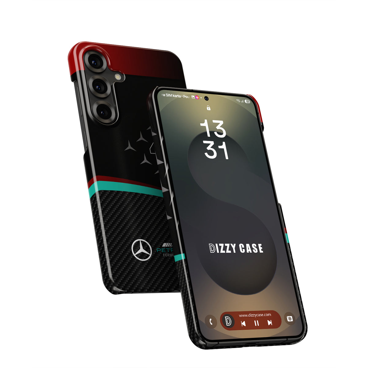 Lewis Hamilton W15 Samsung Case - Mercedes F1 Legacy Design