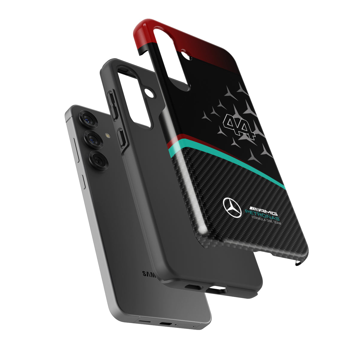 Lewis Hamilton W15 Samsung Case - Mercedes F1 Legacy Design