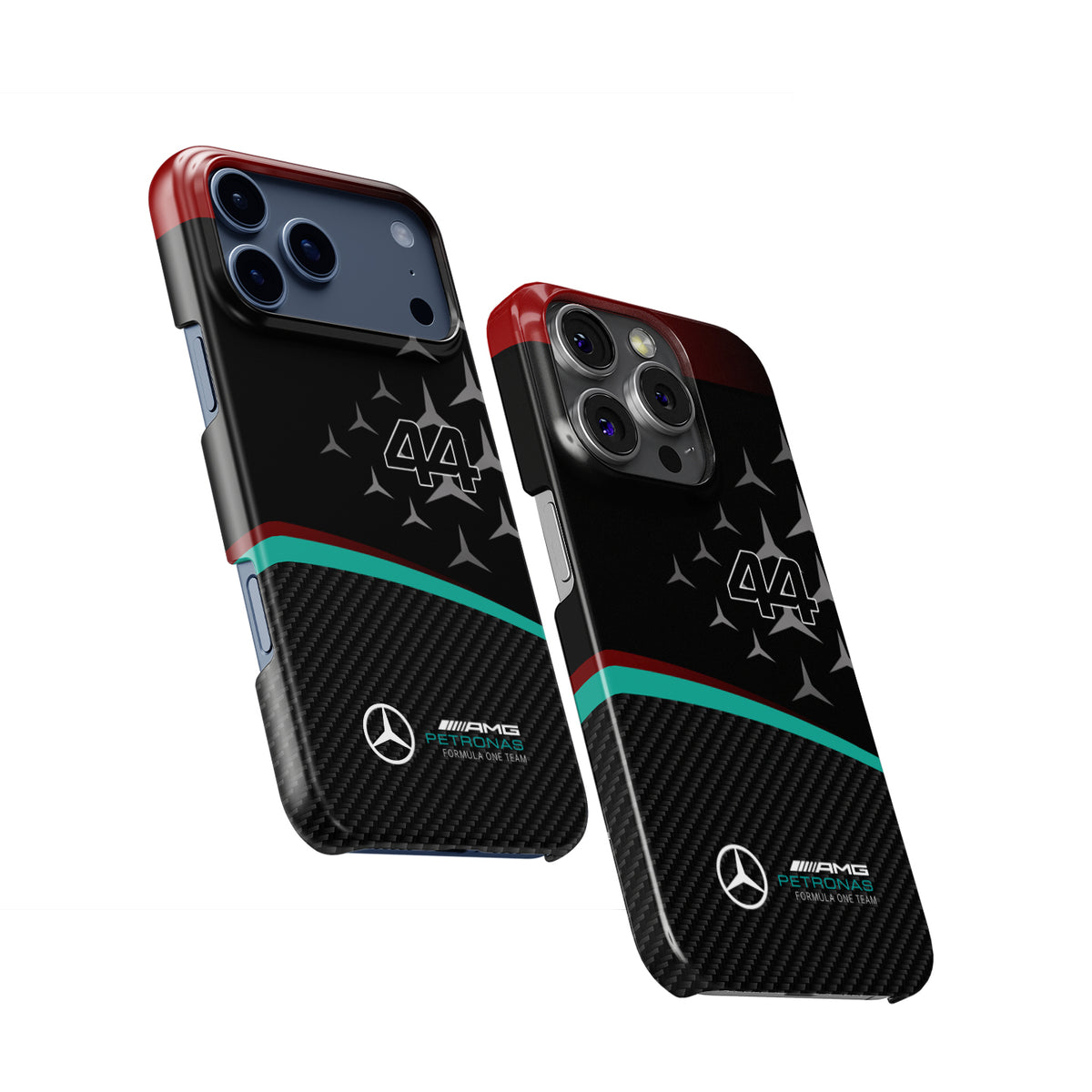 Mercedes W15 Livery 2024 F1 Legacy - Lewis Hamilton Edition Formula 1 racing iPhone case view 2