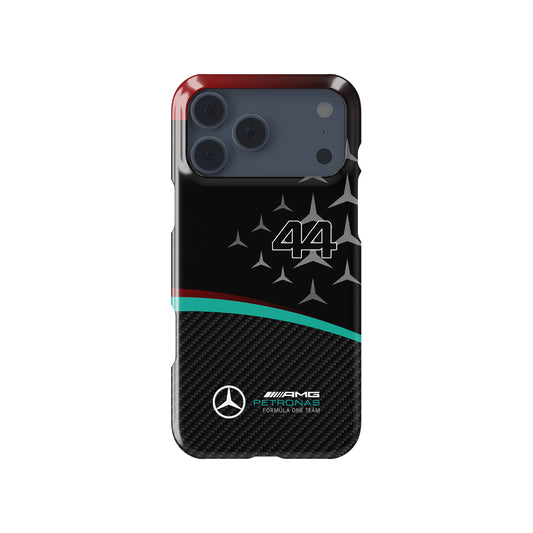 Mercedes W15 Livery 2024 F1 Legacy - Lewis Hamilton Edition Formula 1 racing iPhone case view 1