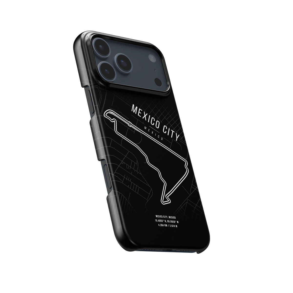 Mexico City F1 Track Map Grand Prix Formula 1 racing iPhone case view 5