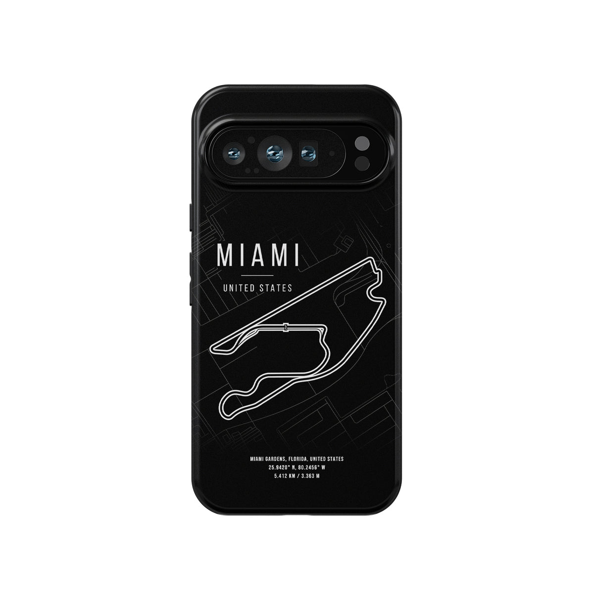 Miami F1 Track Grand Prix - Google Phone Case