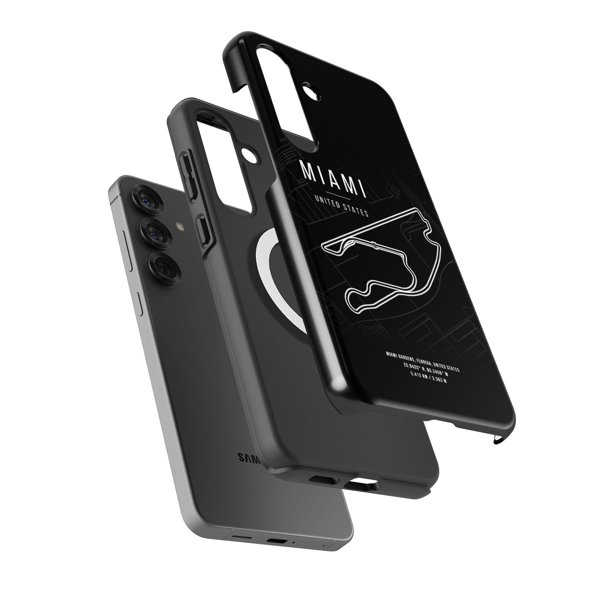 Miami F1 Track Grand Prix - Samsung Phone Case