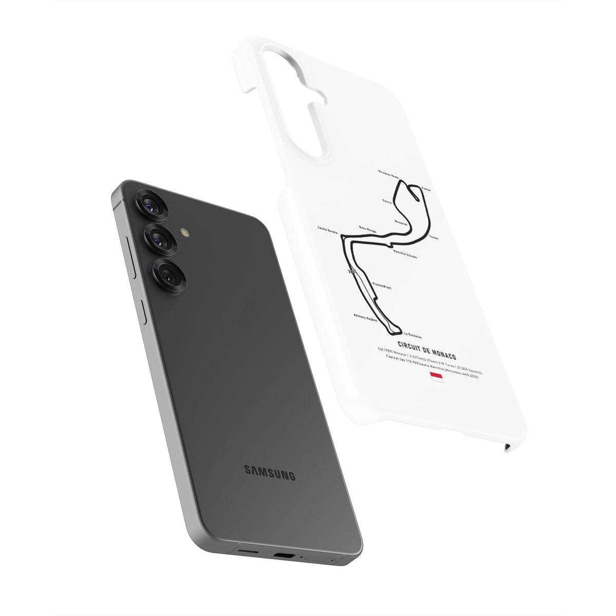 Samsung Case – Circuit de Monaco Track Map, Grand Prix Edition