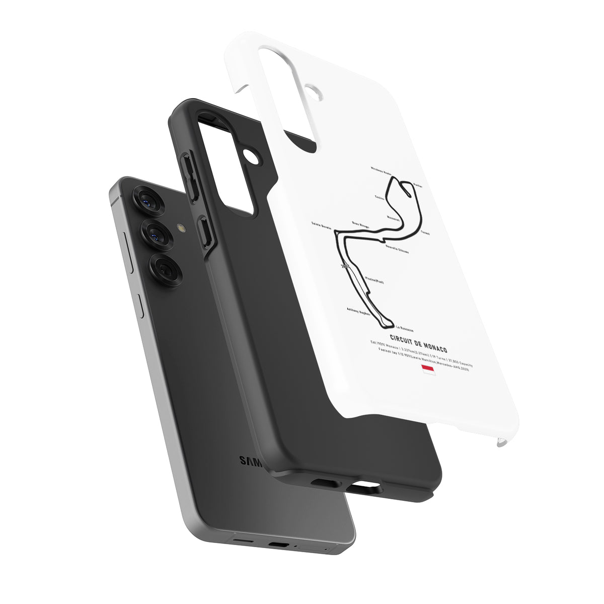 Samsung Case – Circuit de Monaco Track Map, Grand Prix Edition
