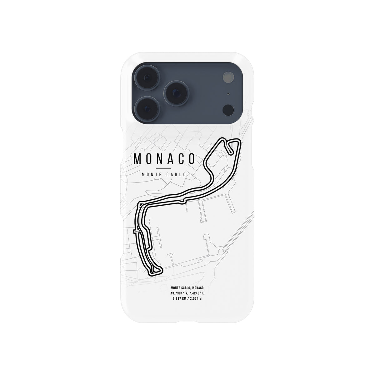 Monaco Grand Prix – The Heart of Formula 1 Racing Formula 1 racing iPhone case view 1