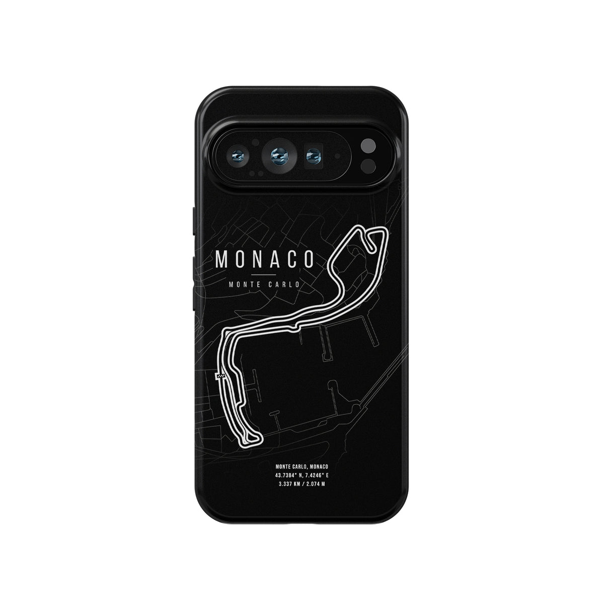 Monaco F1 Track Grand Prix - Google Phone Case