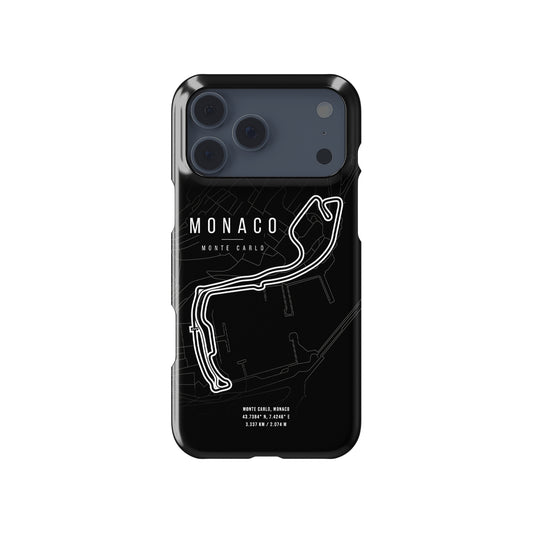 Monaco F1 Track Grand Prix Formula 1 racing iPhone case view 1