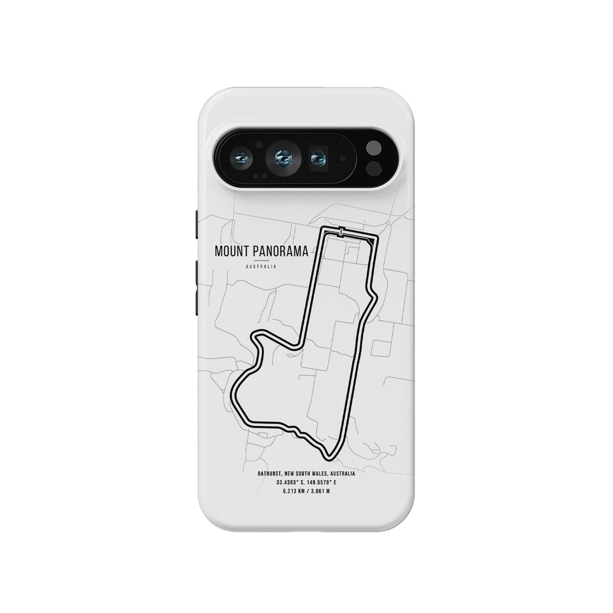 Mount Panorama F1 Track Map Google Phone Case