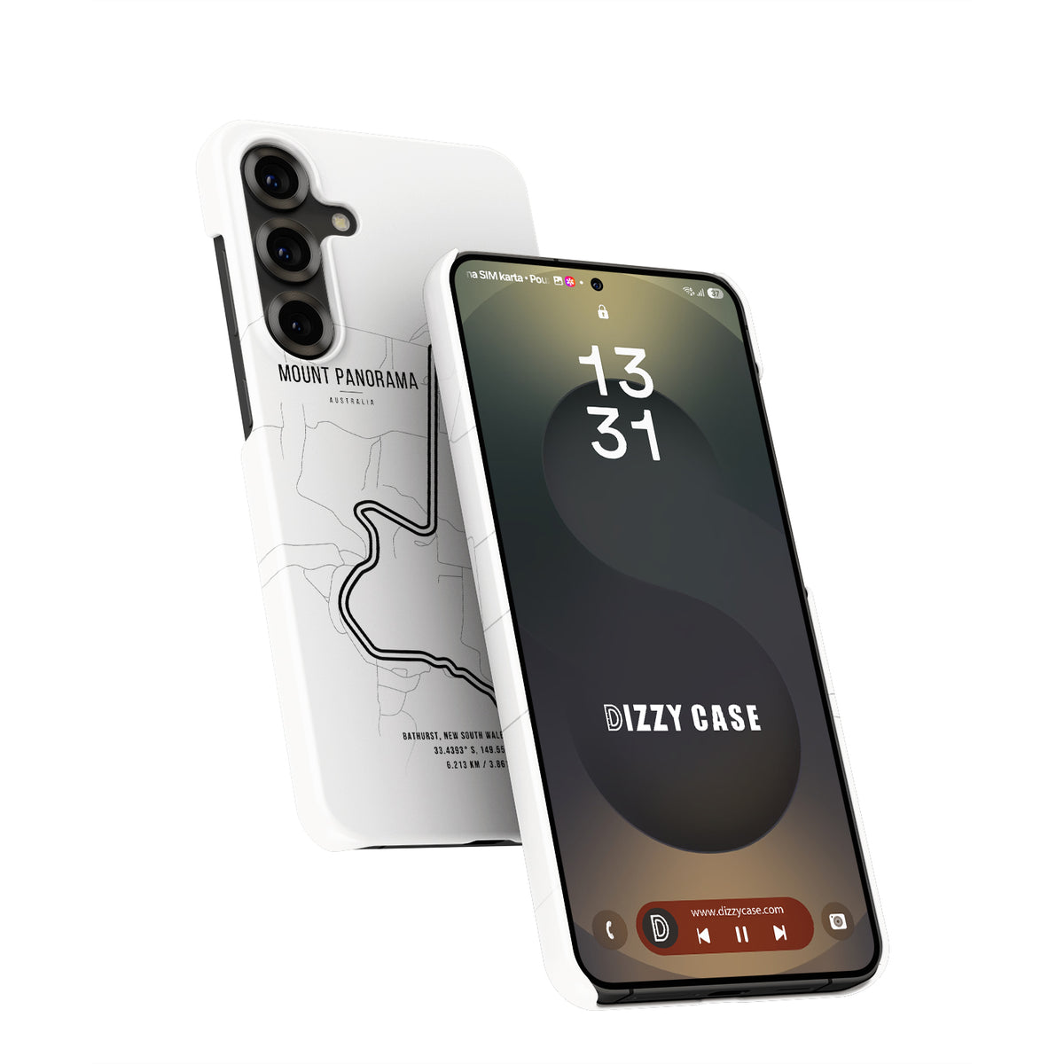 Mount Panorama F1 Track Map Samsung Phone Case