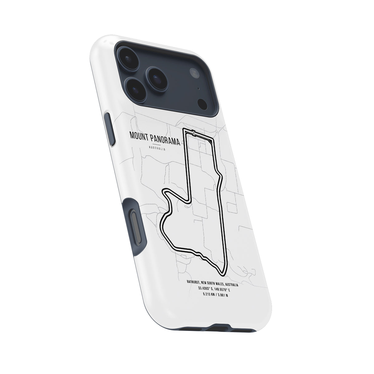 Mount Panorama F1 Track Map Formula 1 racing iPhone case view 8