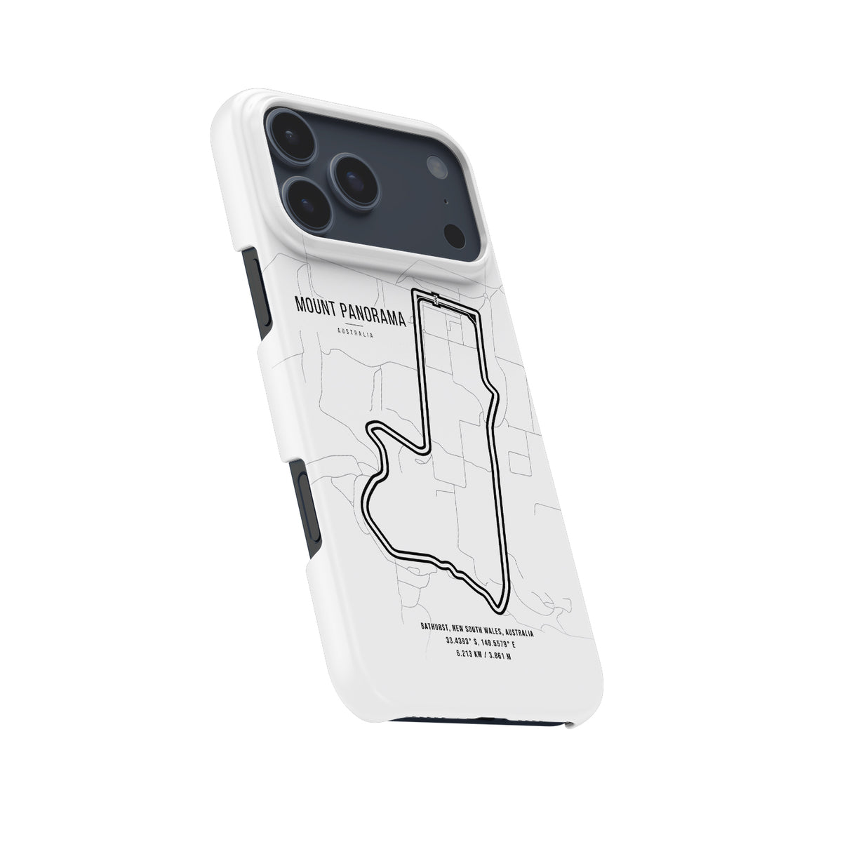 Mount Panorama F1 Track Map Formula 1 racing iPhone case view 5