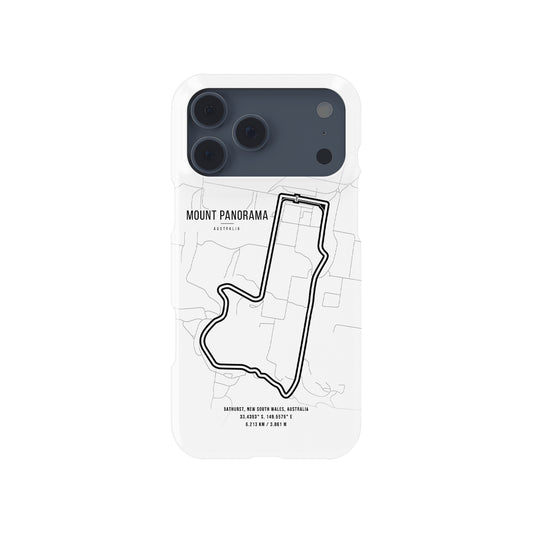 Mount Panorama F1 Track Map Formula 1 racing iPhone case view 1