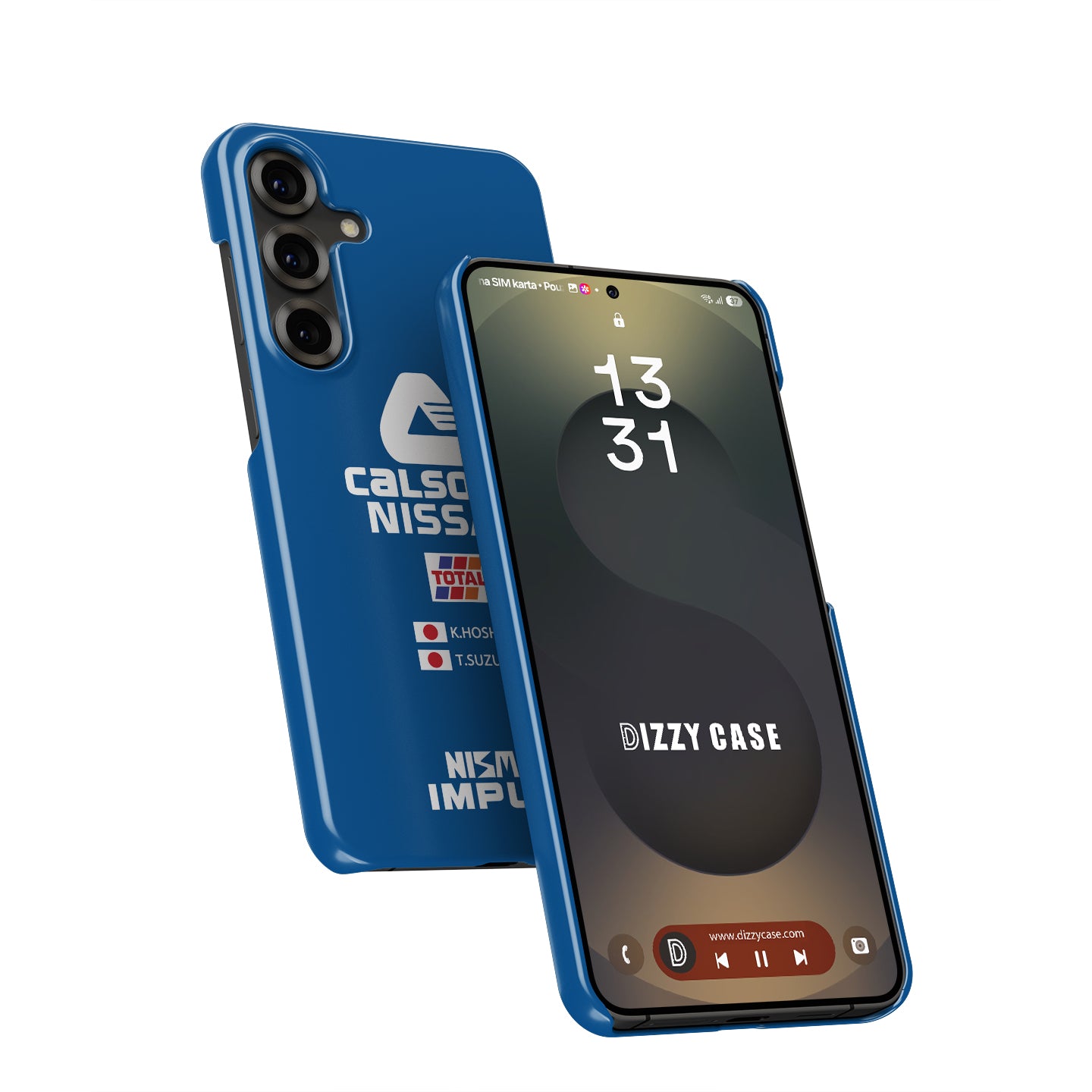 Iconic NISSAN GT-R CALSONIC Livery Phone Case: Race-Ready Style