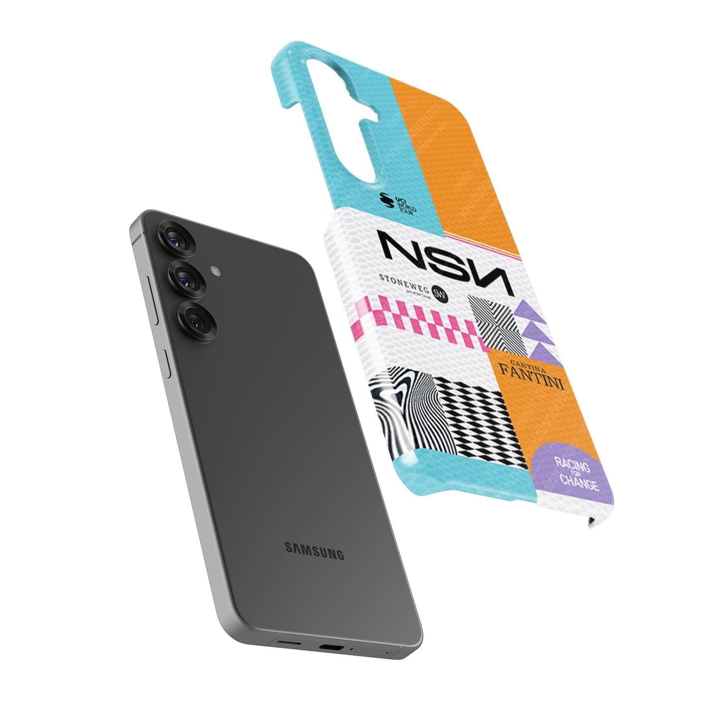 NSN Cycling Team 2026 Jersey Phone Case | Barcelona Edition for Samsung Galaxy