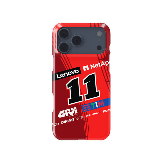 Nicolò Bulega 2025 Ducati Lenovo GP25 Livery - Premium iPhone Case