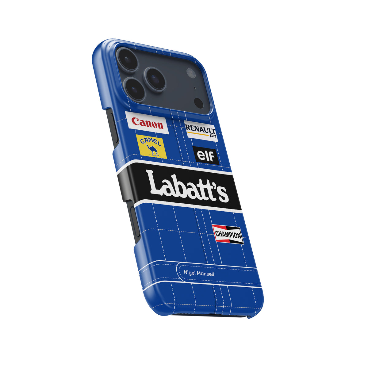 Nigel Mansell 1992 F1 Champion : Iconic Design Formula 1 racing iPhone case view 5