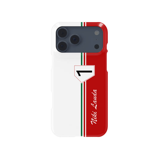 Niki Lauda Formula 1 – Tough, Sleek & Stylish Formula 1 racing iPhone case view 1