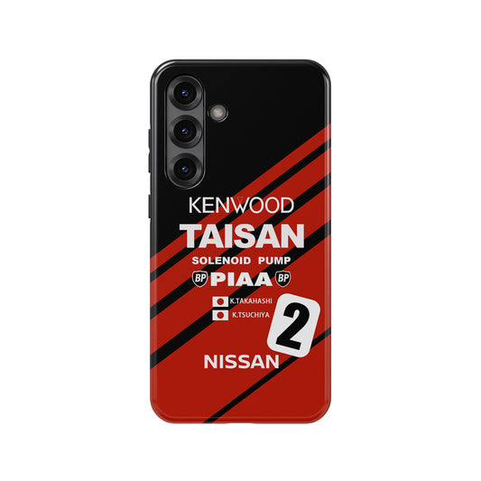 TAISAN BNR32 ADVAN GT-R Livery Phone Case: Bold Racing Style