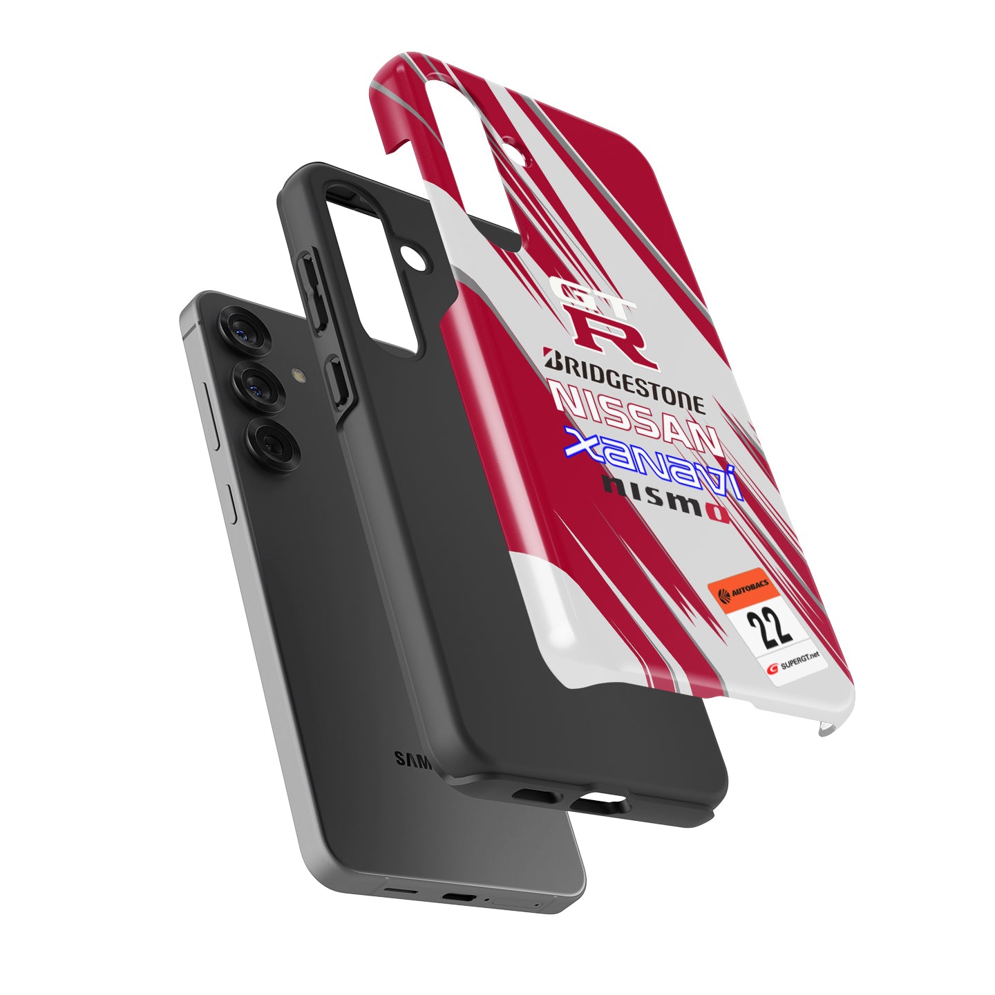 Nissan XANAVI NISMO GT-R '03 Livery Phone Case: Race-Ready Protection