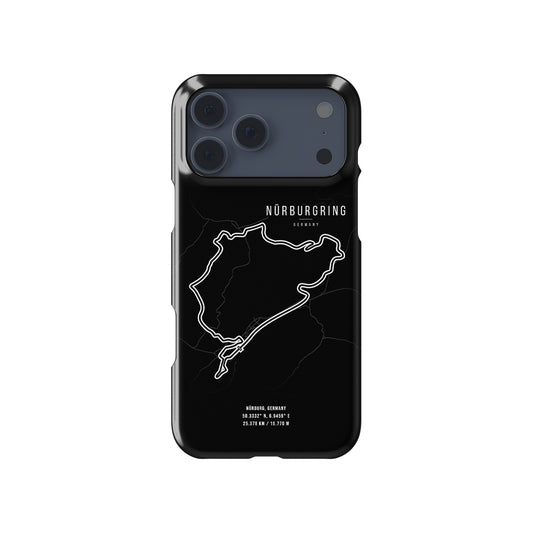 Nurburgring F1 Track Map Formula 1 racing iPhone case view 1