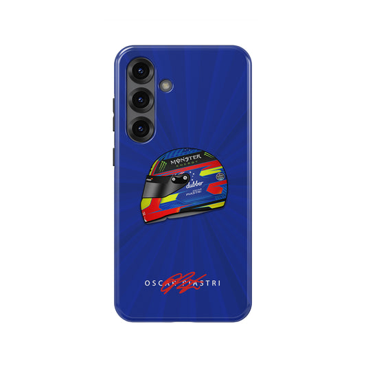 Oscar Piastri 2024 Helmet Design for Samsung