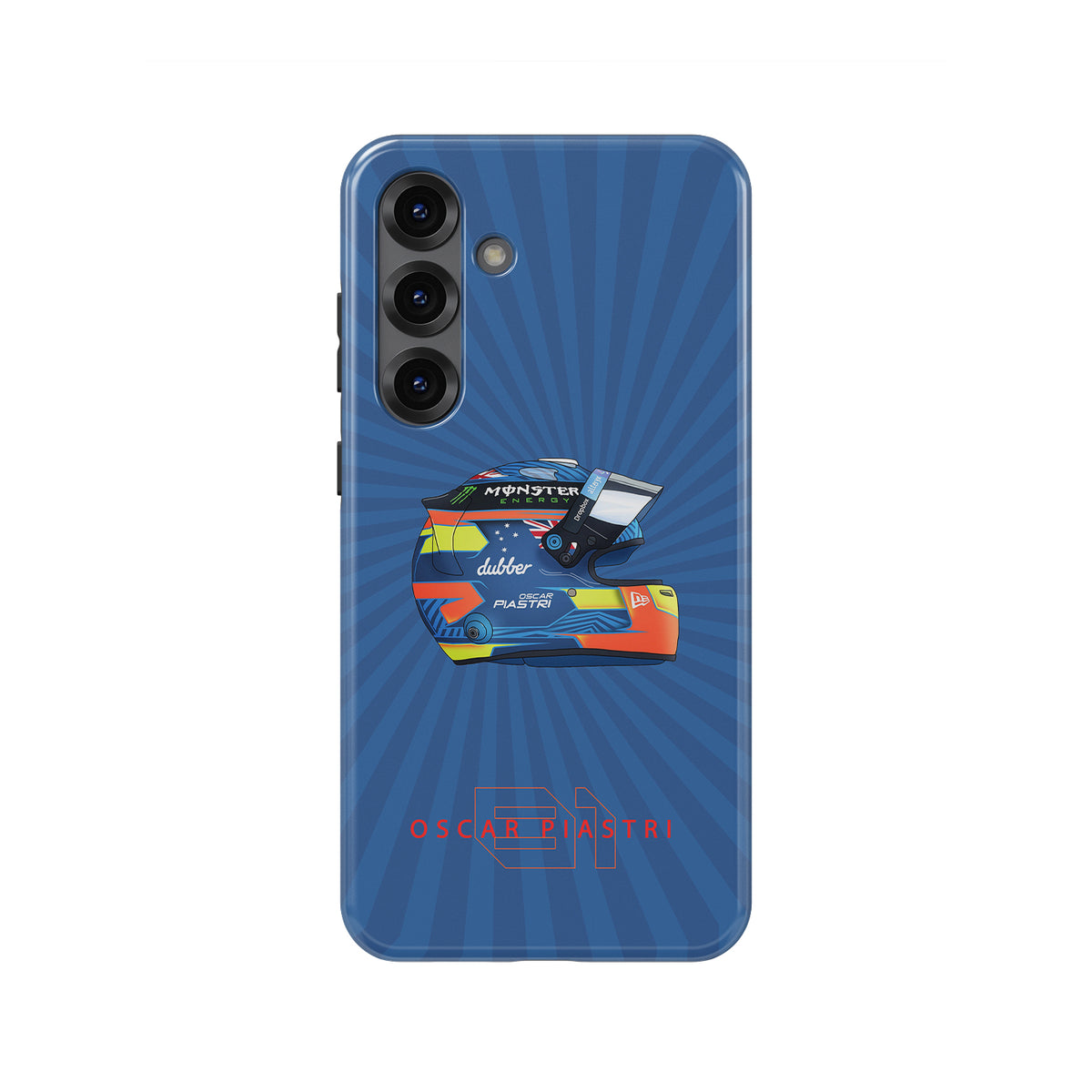 McLaren F1 Oscar Piastri 2024 Helmet Phone Case for Samsung