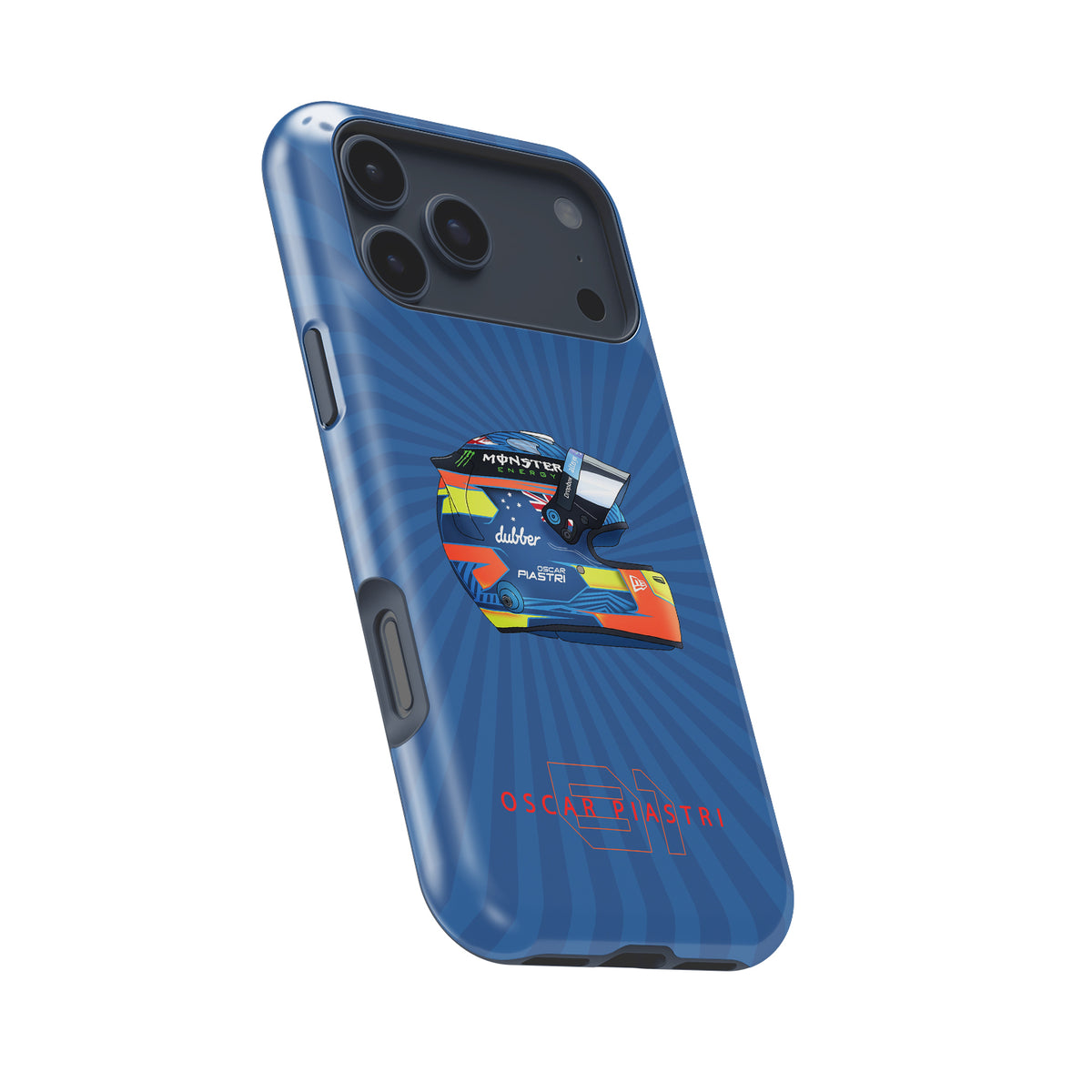 2024 Oscar Piastri McLaren F1 Helmet iPhone Case - F1 Fan Gift
