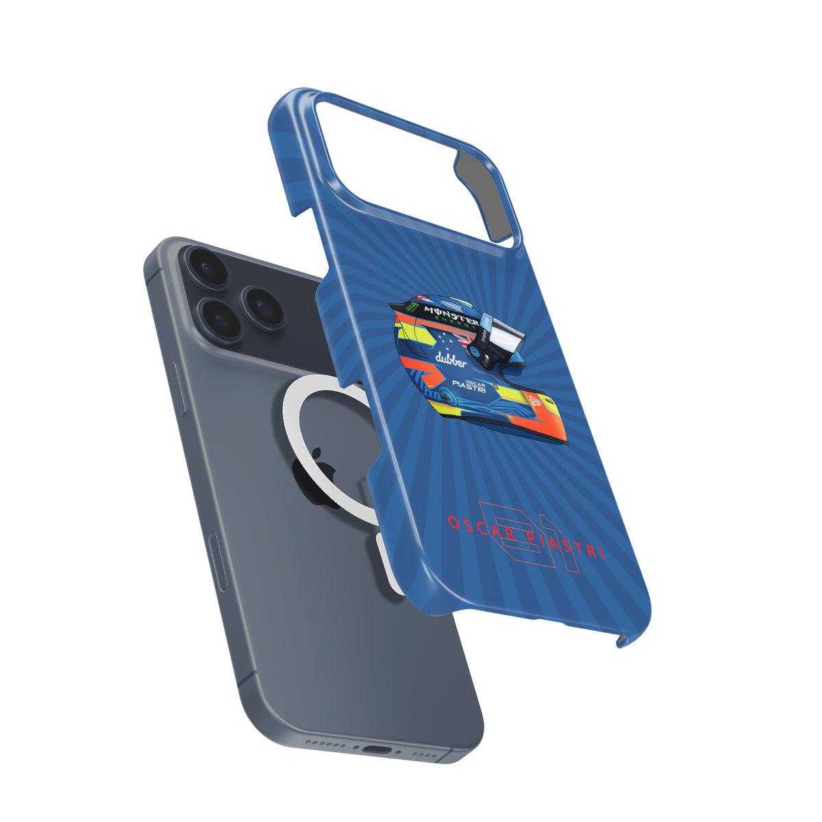 2024 Oscar Piastri McLaren F1 Helmet iPhone Case - F1 Fan Gift