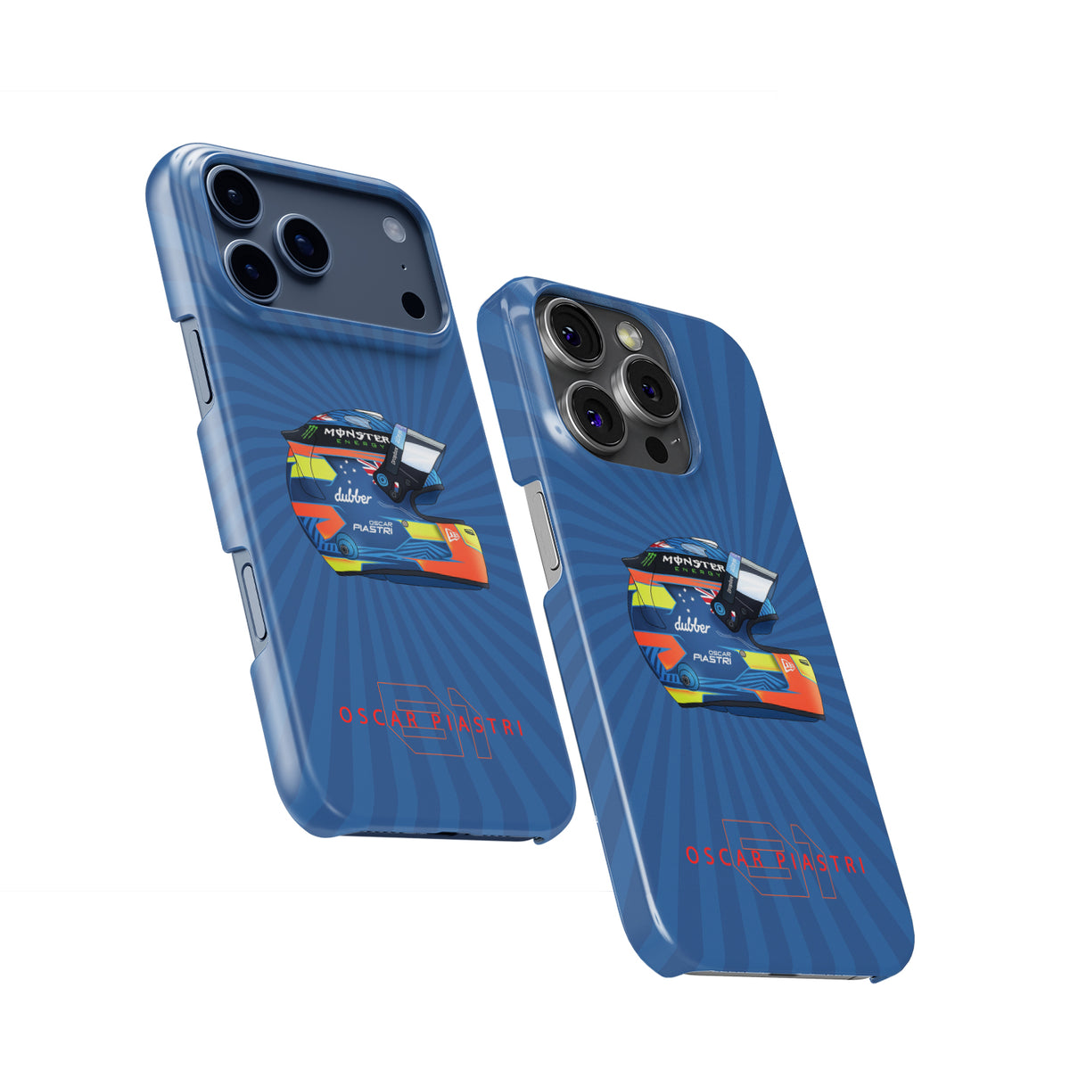 2024 Oscar Piastri McLaren F1 Helmet iPhone Case - F1 Fan Gift