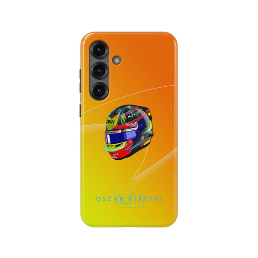 Oscar Piastri 2025 Helmet Phone Case – Australian Heritage F1 Design for Samsung Galaxy