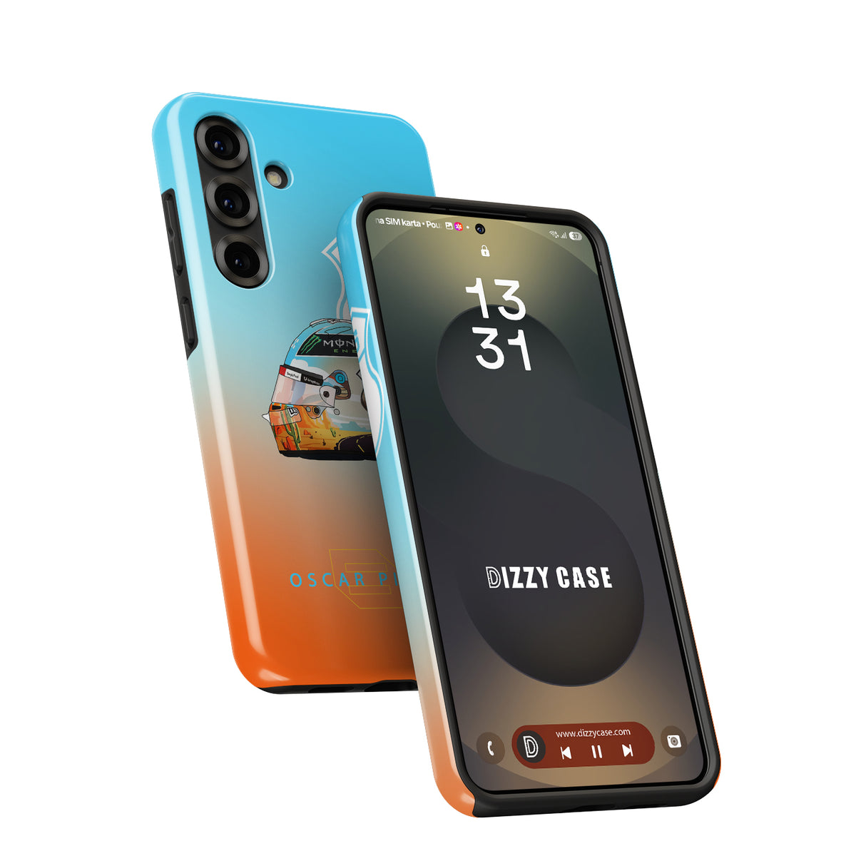 Oscar Piastri Helmet Case for Samsung - 2024 USA Grand Prix