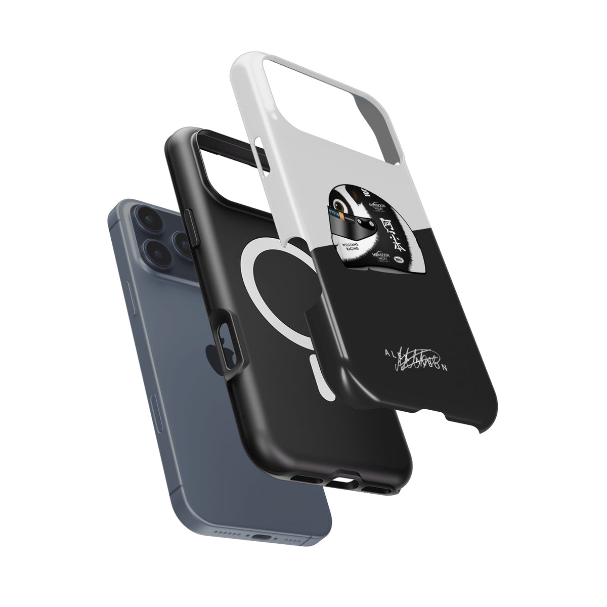 Panda-monium iPhone Case - Alex Albon 2024 China Helmet