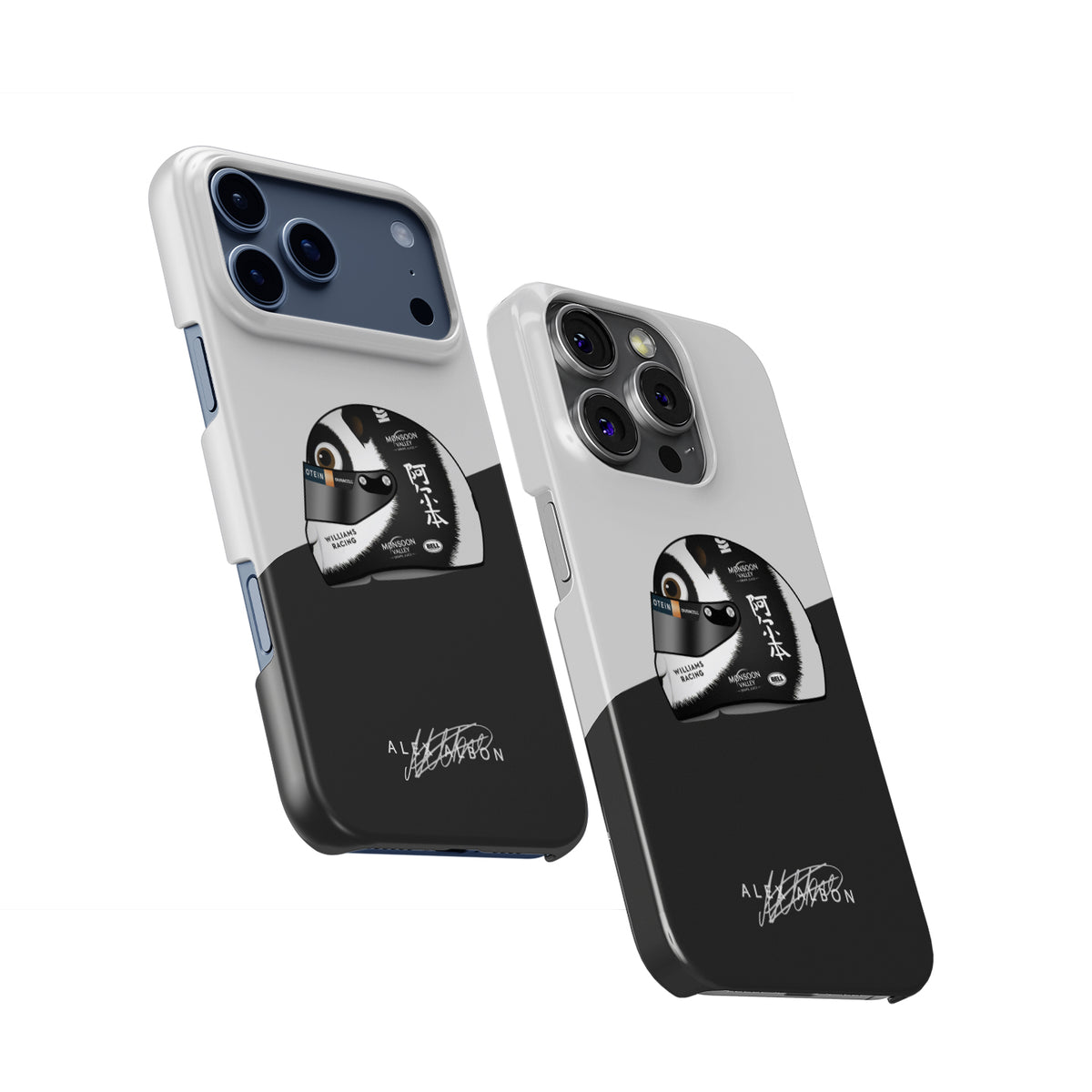 Panda-monium iPhone Case - Alex Albon 2024 China Helmet